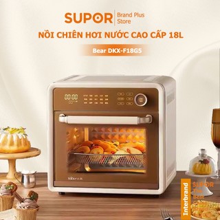  Nồi Chiên Không Dầu Lò Nướng Hơi Nước Bear DKX-F18G5 18L Bảng Điều Khiển Cảm Ứng Tích Hợp Menu 15 Món Bảo Hành 18 Tháng 