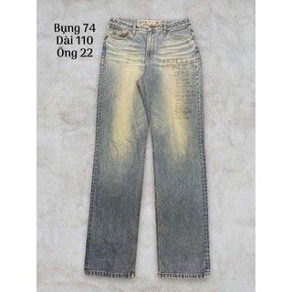 Quần bò 2hand, quần dài denim secondhand, quần jean 2hand hàng si tuyển Nhật