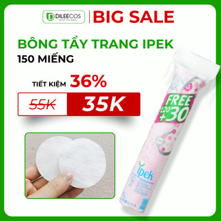 Bông tẩy trang ipek 150 miếng