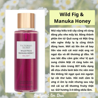 Xịt thơm toàn thân - wild fig & manuka honey