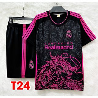 T24 -  Bộ Quần Áo Bóng Đá Thể Thao REALMADRID cao cấp hàng thêu - Long Thanh