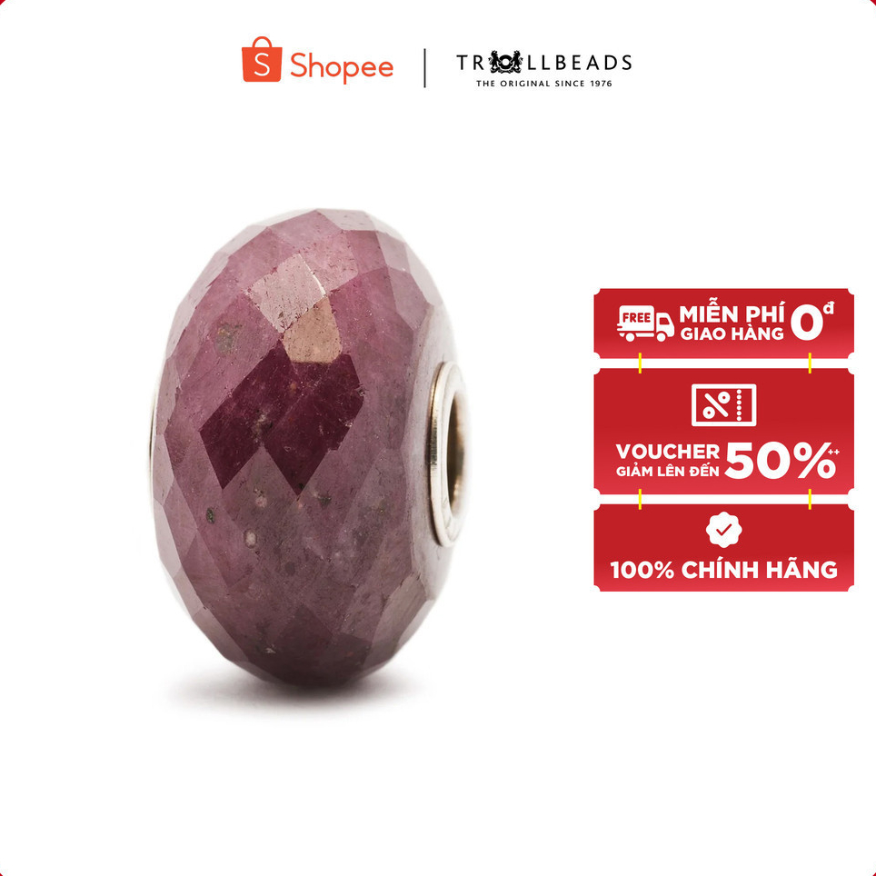 Trollbeads Bead Đá quý Ruby