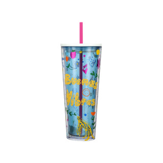 Ly starbucks cold cup 24oz flora and fauna