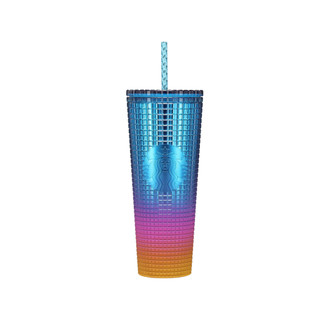 Ly starbucks cold cup 24oz pl rainbow gradient pride