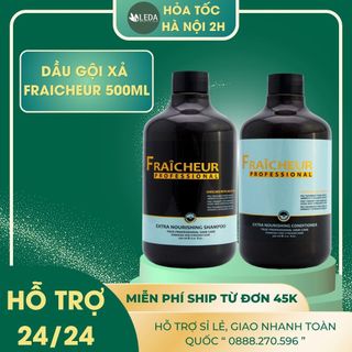 Dầu gội Fraicheur Cho da đầu khô gàu phục hồi giữ ẩm sâu cho tóc uốn nhuộm 500ml LEDA