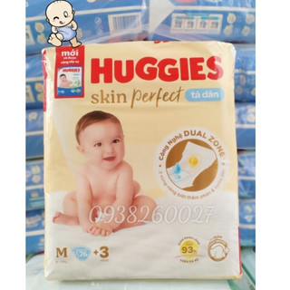 Tã dán huggies skin perfect s80/m76/l68/xl60/xxl54 miếng