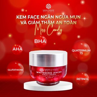  Kem Face Ngăn Ngừa Mụn Và Giảm Thâm An Toàn Miss Candy - Hộp 12g