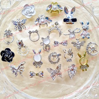 Charm ong charm nơ charm thỏ charm sao charm cô gái charm nail gắn móng đính móng trang trí móng tay Jewelry