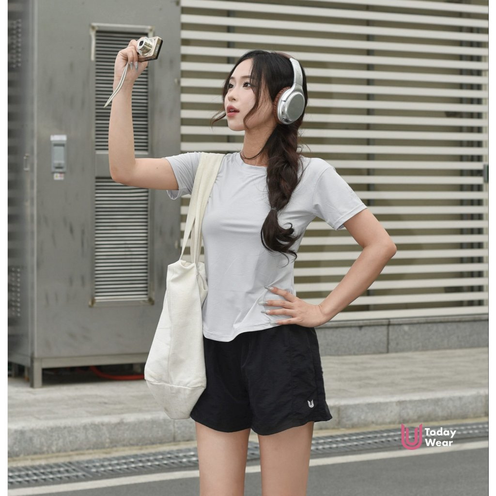 Áo thun thể thao nữ Essential Dri-FIT tập gym yoga chống tia UV chống nắng UPF 50+ Today U Wear | BigBuy360 - bigbuy360.vn