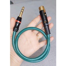 Dây Canon cái ra 6 ly stereo cao cấp - Dây tín hiệu âm thanh Audio Phile đầu jack Canon ra 6ly