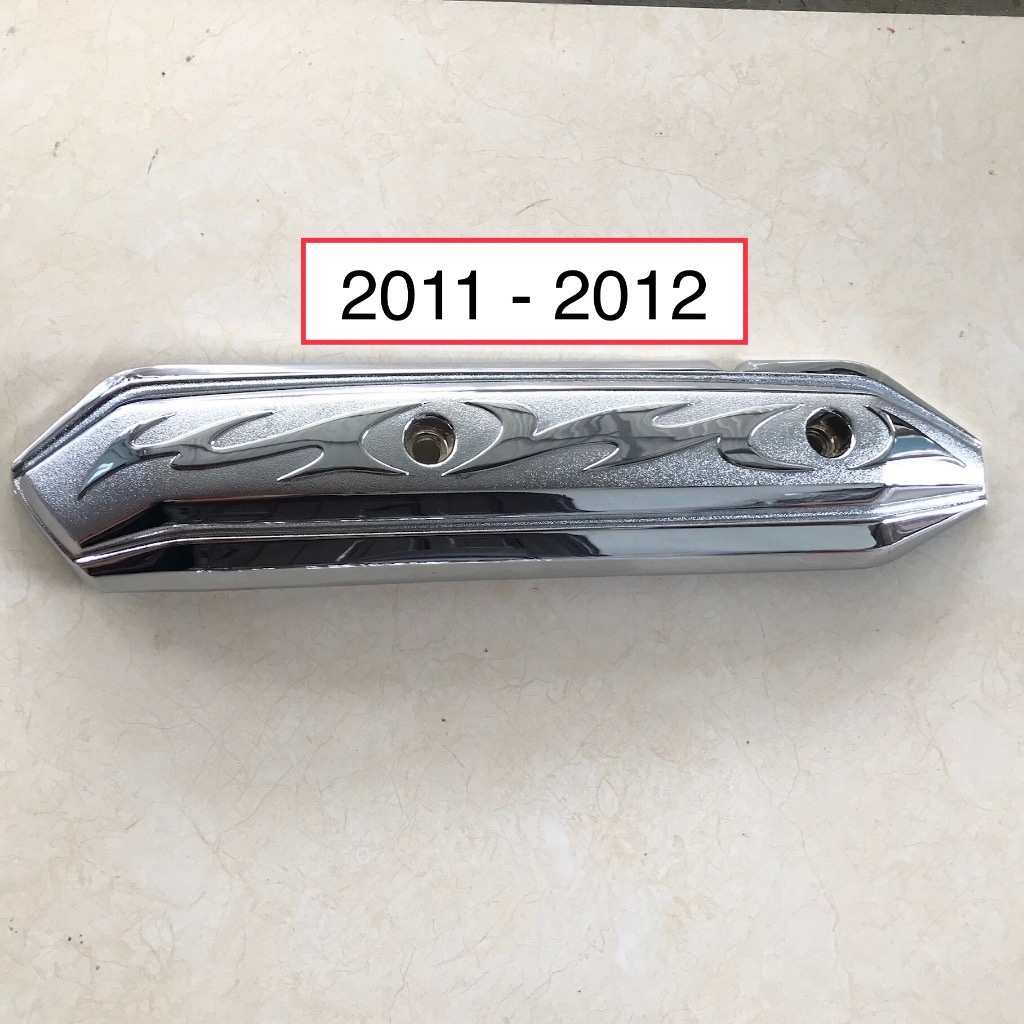 Ốp che pô ab air blade 2011-2012 crom