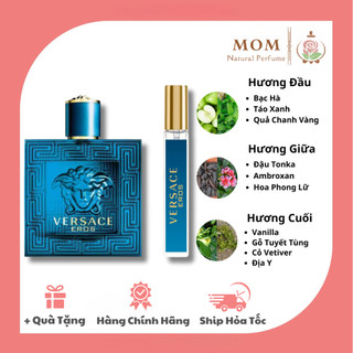 Nước Hoa Nam Versace Eros, Nước Hoa Chiết 10ml, Hương Thơm Mạnh Mẽ, Lich Lãm Cuốn Hút Phái Đẹp