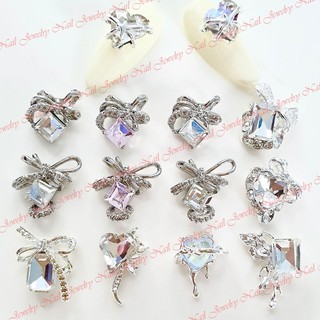 Charm nơ gắn đá charm nơ đá charm đá charm gắn móng đính móng trang trí móng tay nghệ thuật Jewelry