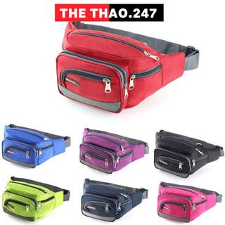 Túi đeo hông , Túi đeo bụng , túi đeo ngang bụng thể thao , túi bao tử chống thấm nước 6 ngăn tiện dụng V-Star