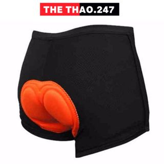 Quần Yếm Đệm Mông Đi Xe Đạp Cao Cấp Quần Yếm Đệm Mông Thể Thao Nam Nữ Có Lỗ Thông Hơi