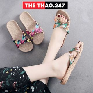 Dép Nữ Đan Chéo, Dép Nữ Đi Biển mẫu hót Siêu Êm SP58