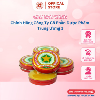 Cao Sao Vàng (Dầu Cù Là) - Chính Hãng Công Ty Cổ Phần Dược Phẩm Trung Ương 3