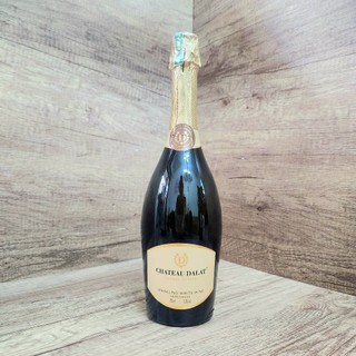 Rượu vang nổ trắng chateau đà lạt sparkling white wine 10.5% vol chai 750ml