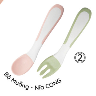Bộ thìa dĩa cong RICHELL T.L.I cho bé