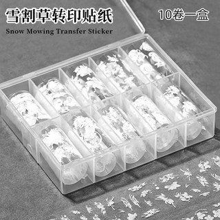 Phôi hoa phôi ten phôi đủ kiểu phoi dán nhanh đẹp giúp các nhân viên nail tạo lên một bộ móng đẹp như ý hộp 12 ô đủ kiểu