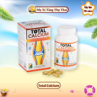 Mẹ Xi Calcium Total - Bổ Sung Canxi Bầu, Vitamin D3, Giúp Xương Chắc Khỏe (Hộp 60 Viên) Canada