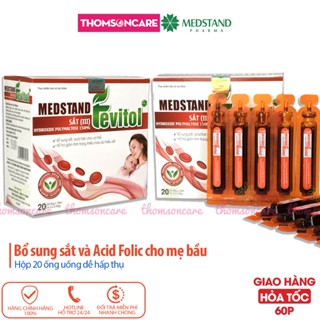 Bổ sung sắt và Acid folic cho bà bầu trước và sau sinh, em bé - Dạng ống siro dễ uống Medstand Fevitol, viên TSC Fe Fort