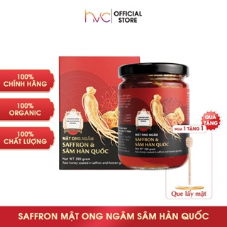 Sâm ngâm mật ong saffron Kingdom Herb chính hãng thượng hạng hộp 320g