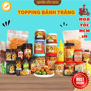 HŨ TOPPING CÁC LOẠI GIA VỊ - SATE, ĐẬU , BƠ, RUỐC, TỎI PHI