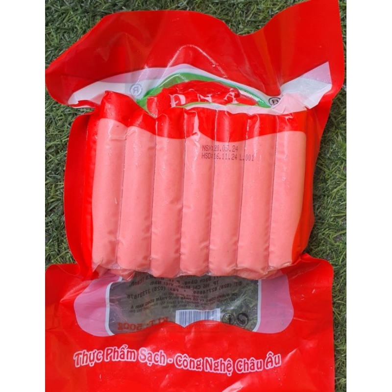 [Giao hỏa tốc HCM] Xúc xích ĐNA đỏ gói 500g 22 cây.