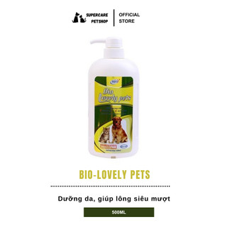 Sữa tắm chó mèo Bio Lovely Pet 500ml dưỡng da & giúp lông siêu mượt