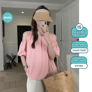 Áo trễ vai voan 2 lớp Miho House