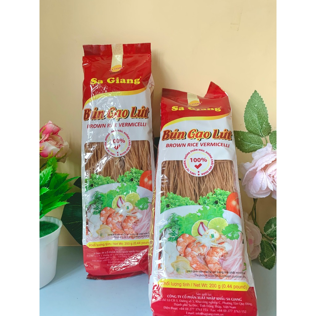 Bún Gạo Lứt Sa Giang 200g