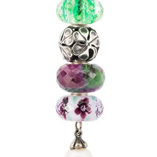 Trollbeads Bead Đá quý Ruby Zoisite Bead