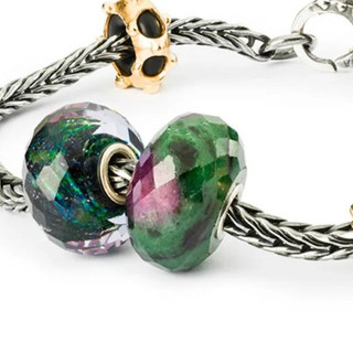 Trollbeads Bead Đá quý Ruby Zoisite Bead