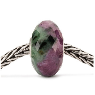 Trollbeads Bead Đá quý Ruby Zoisite Bead