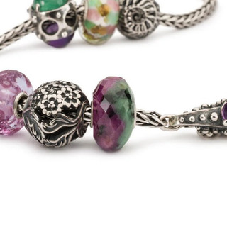 Trollbeads Bead Đá quý Ruby Zoisite Bead
