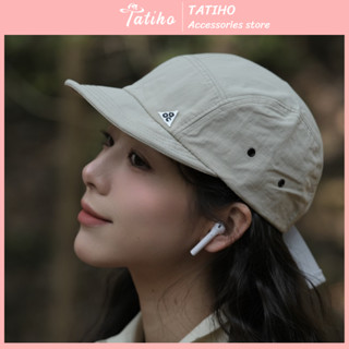 Nón Lưỡi Trai Vành Ngắn Unisex, Nón Kết Trơn Phối Tag Cá Tính Năng Động Phong Cách Hàn Quốc - Tatiho - Mã MLT029