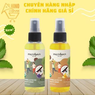 Tinh Dầu Xịt Đuổi Muỗi Phutawan Citronella 100ml Thái Lan Hương Thơm Dịu Nhẹ Giá Tốt - Hinohouse