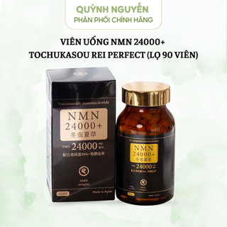 Viên uống trẻ hoá NMN 24000+ Tochukasou Rei Perfect hoàng gia Nhật hộp 90 viên