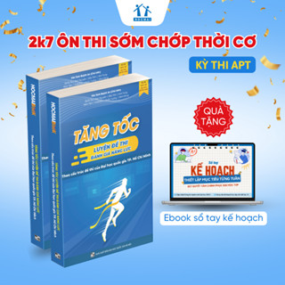 Sách Combo 2 cuốn Tăng tốc luyện đề thi Đánh giá năng lực ĐHQG TP.HCM - Bản 2024 dành cho lớp 12 - Ôn luyện thi ĐGNL HCM