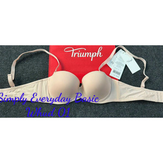Áo lót nữ có gọng, mút dày cúp ngang Triumph Everyday basic whud 01