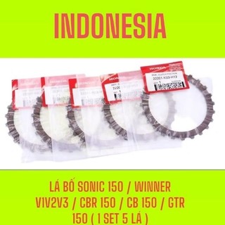 Bộ lá bố và lá sắt sonic 150 / up winner v1v2v3 / cbr 150 / cb 150 / gtr 150
