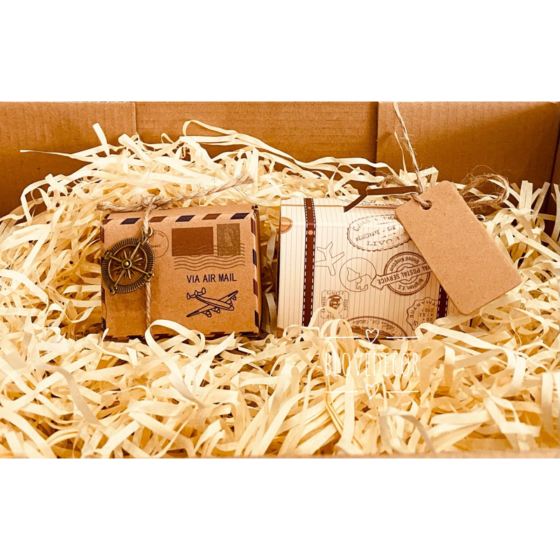 Hộp giấy kraft mini Vintage