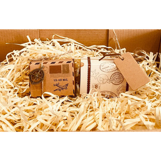 Hộp giấy kraft mini Vintage