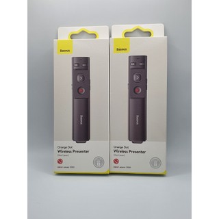 Bút Laser trình chiếu Baseus Orange Dot Wireless Presenter cho Laptop/ Macbook
