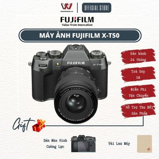  Máy ảnh Fujifilm X-T50   XT50 kèm ống kính Kit XC1545 XF1650 XF1680 - Hàng Chính Hãng Full VAT 