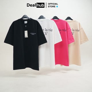 Áo thun adlv basic chất cotton dày dặn cao cấp form oversize