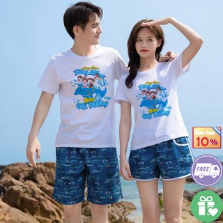 Áo nhóm in theo yêu cầu áo nhóm 3 người áo nhóm nam nữ áo thun nhóm áo phông đi biển -cn222