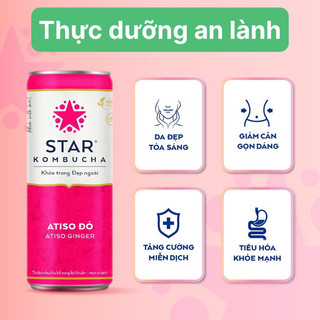STAR KOMBUCHA LỰU ĐỎ/POMEGRANATE PURITY 250ml