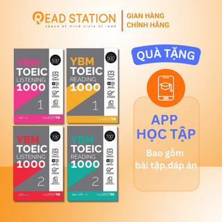 Sách bộ: ybm toeic 1000: reading + listening